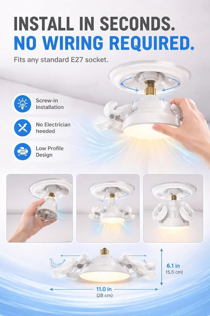 Drone Style Led Ceiling Fan Light