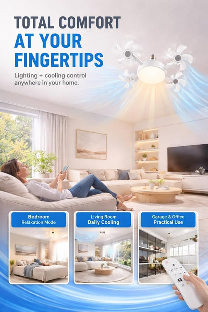 Drone Style Led Ceiling Fan Light