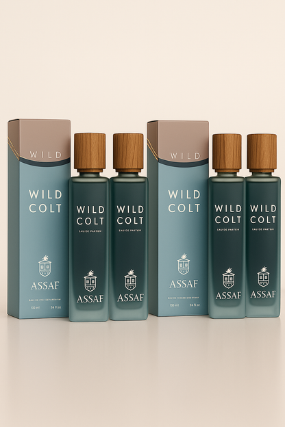 Wild Colt by Assaf – 4 Bottles × 200ml (Total 800ml) | وايلد كولت من أساف – 4 عبوات × 200 مل (إجمالي 800