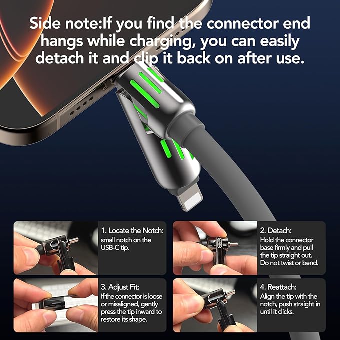 4-in-1 Fast Charging Cable – The One Cable to Rule Them All
